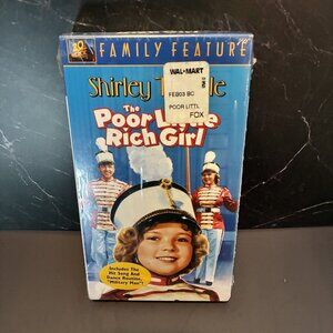Shirley Temple The Poor Little Rich Girl VHS Tape 20th Century Fox Family